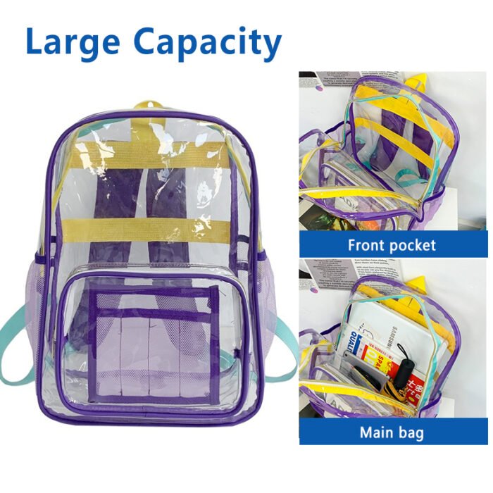 A642 clear backpacks in bulk - Image 2