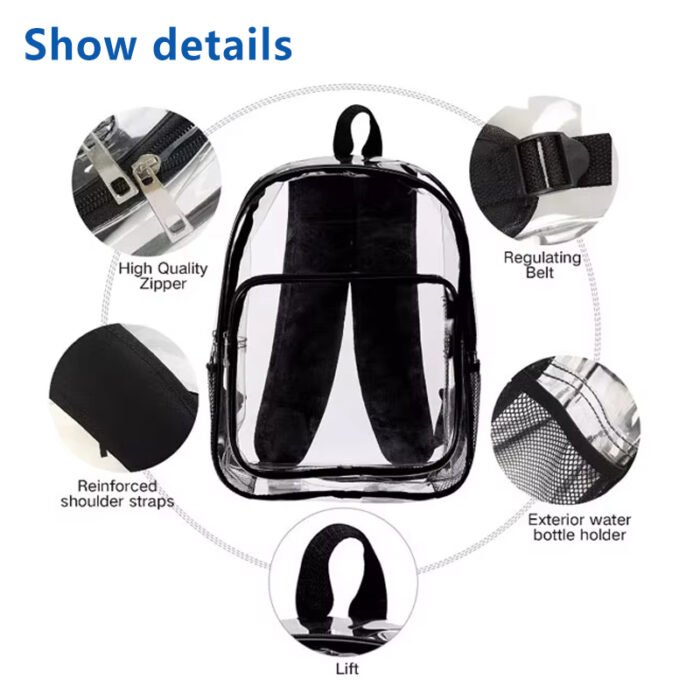 A652 wholesale clear backpack - Image 2