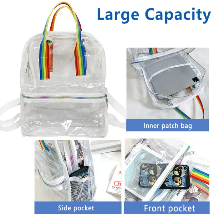 A654 wholesale clear backpack - Image 2