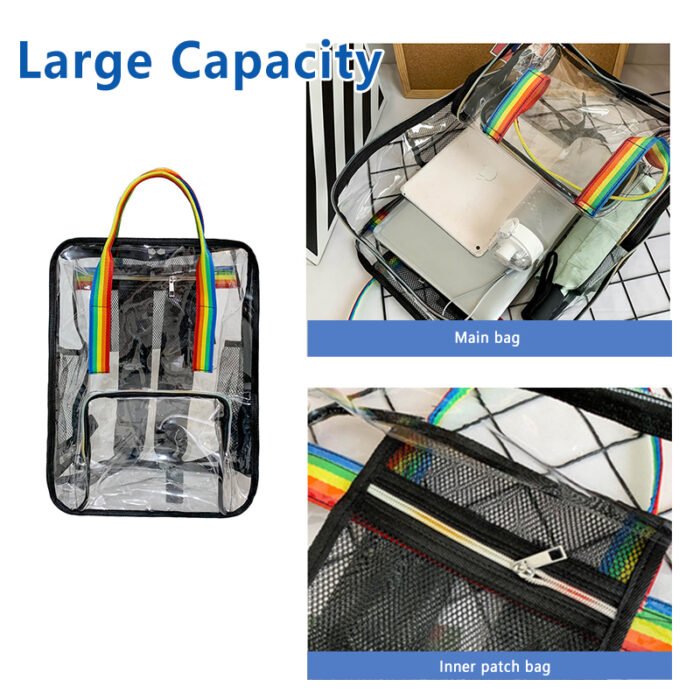A655 wholesale clear backpack - Image 2