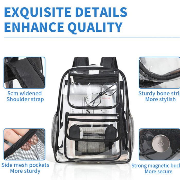 A650 wholesale clear backpack - Image 3