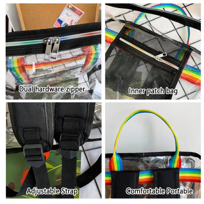 A655 wholesale clear backpack - Image 3