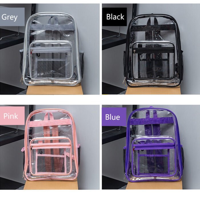 BL8866 Wholesale clear backpack - Image 4