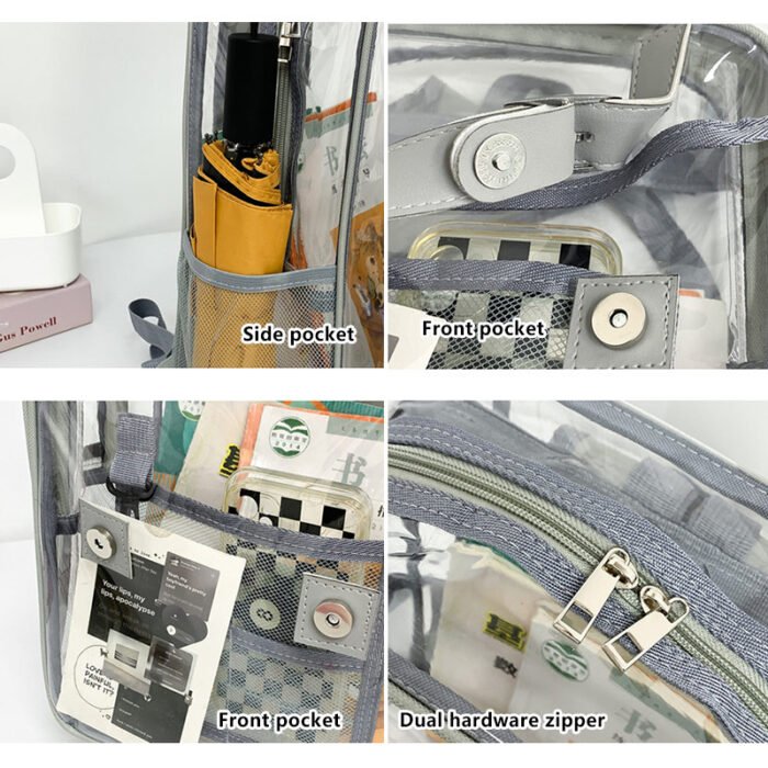 A646 clear backpacks in bulk - Image 4