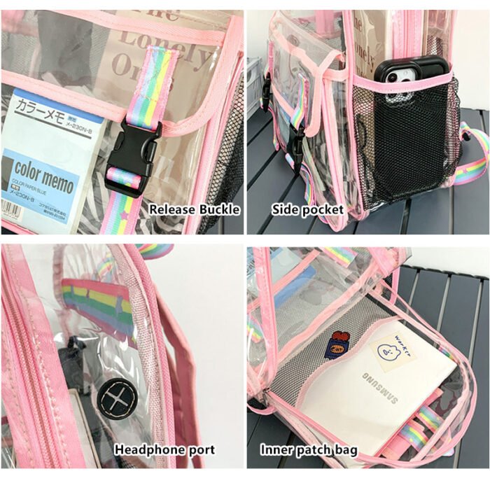 A648 wholesale clear backpack - Image 5