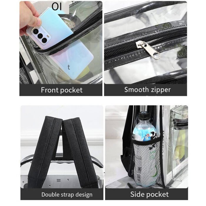 A649 wholesale clear backpack - Image 4