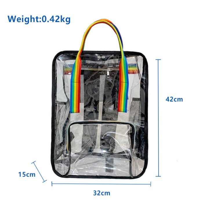 A655 wholesale clear backpack - Image 5