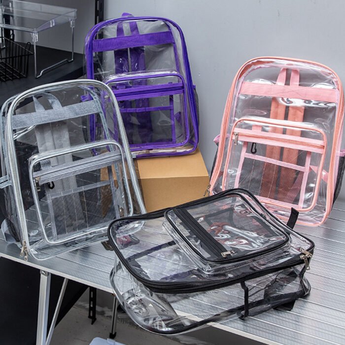 BL8866 Wholesale clear backpack - Image 6