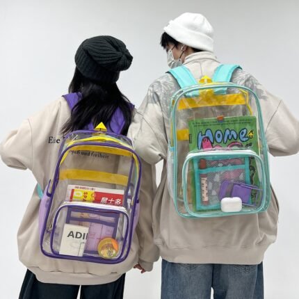 A642 clear backpacks in bulk