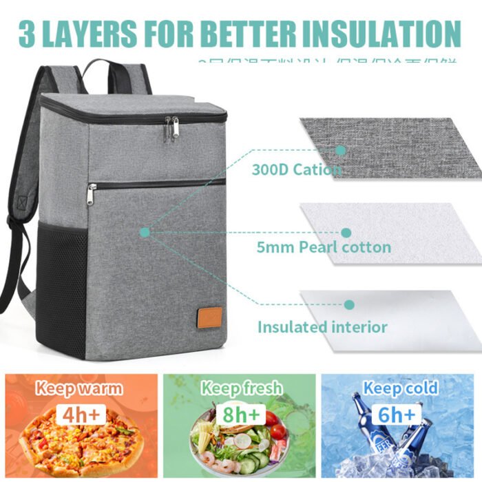 A657 Insulated Cooler Backpack Bag - Image 2