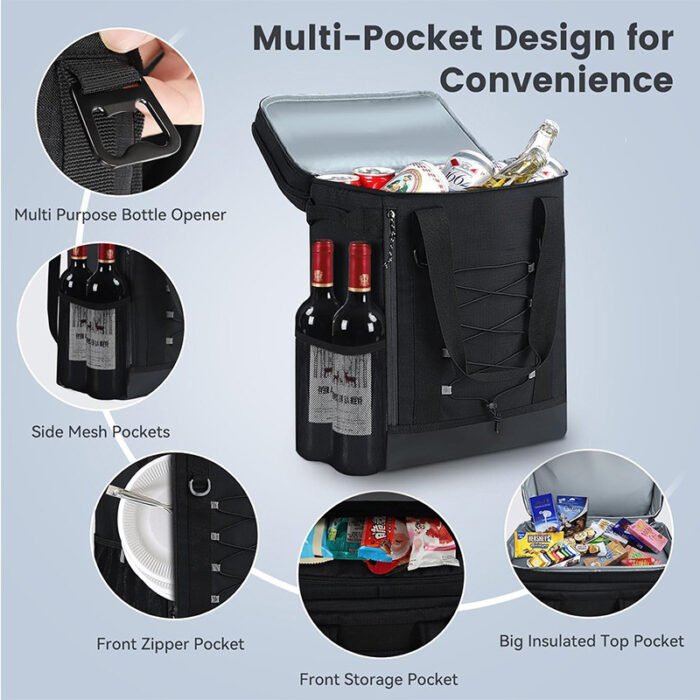A676 Insulated Cooler Backpack Bag - Image 2