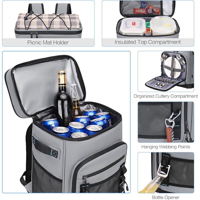 A675 Insulated Cooler Backpack Bag - Image 2