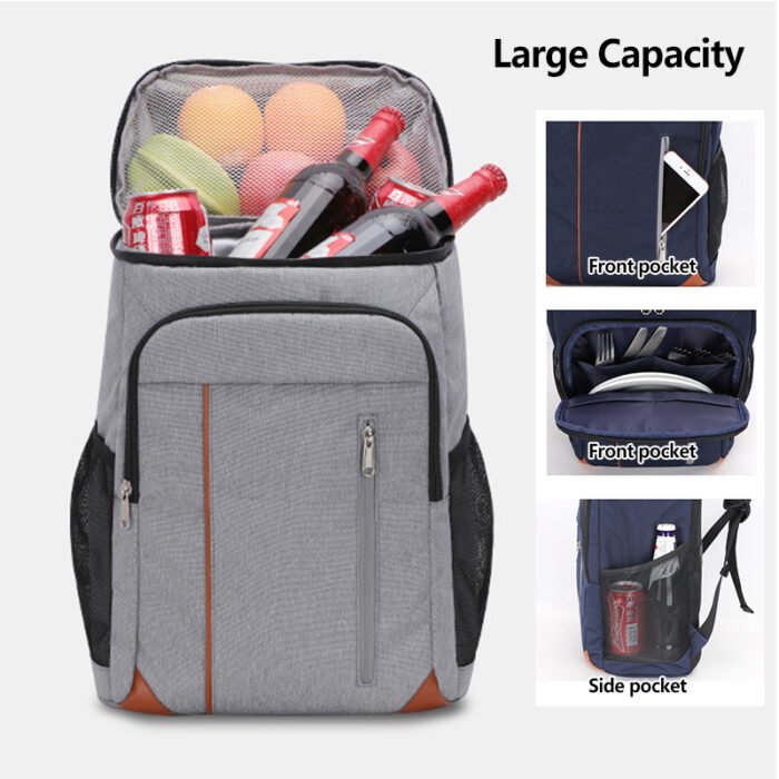 A673 Insulated Cooler Backpack Bag - Image 2