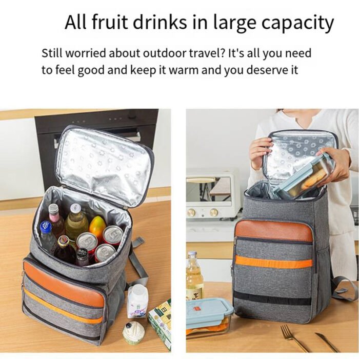 A669 Insulated Cooler Backpack Bag - Image 2