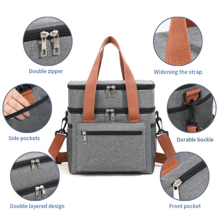 A684 thermal ice lunch cooler bag - Image 2