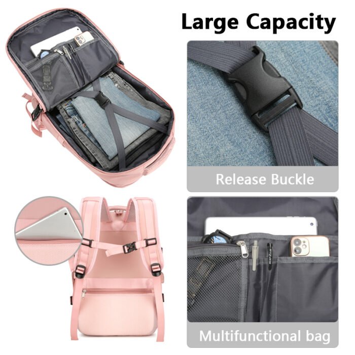 HW2218 business usb laptop backpack - Image 3