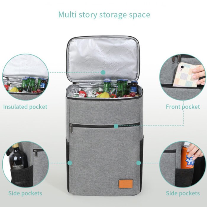 A657 Insulated Cooler Backpack Bag - Image 3