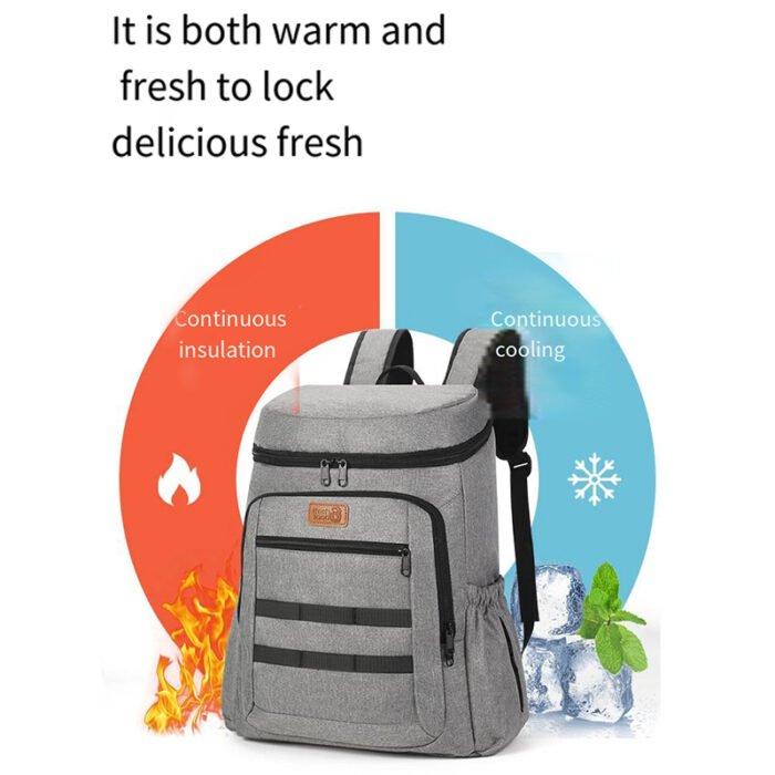 HW240708 Insulated Cooler Backpack Bag - Image 3