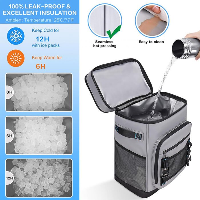 A675 Insulated Cooler Backpack Bag - Image 3