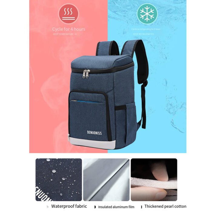 A670 Insulated Cooler Backpack Bag - Image 3