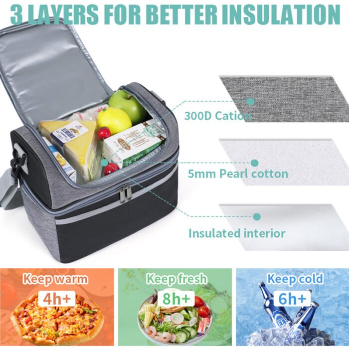 A686 thermal ice lunch cooler bag - Image 3