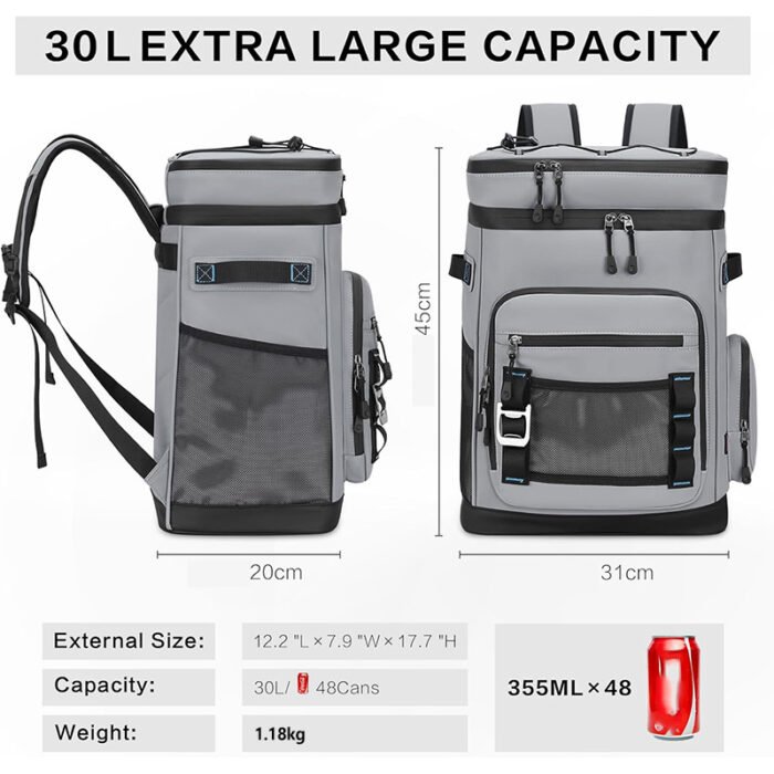 A675 Insulated Cooler Backpack Bag - Image 4