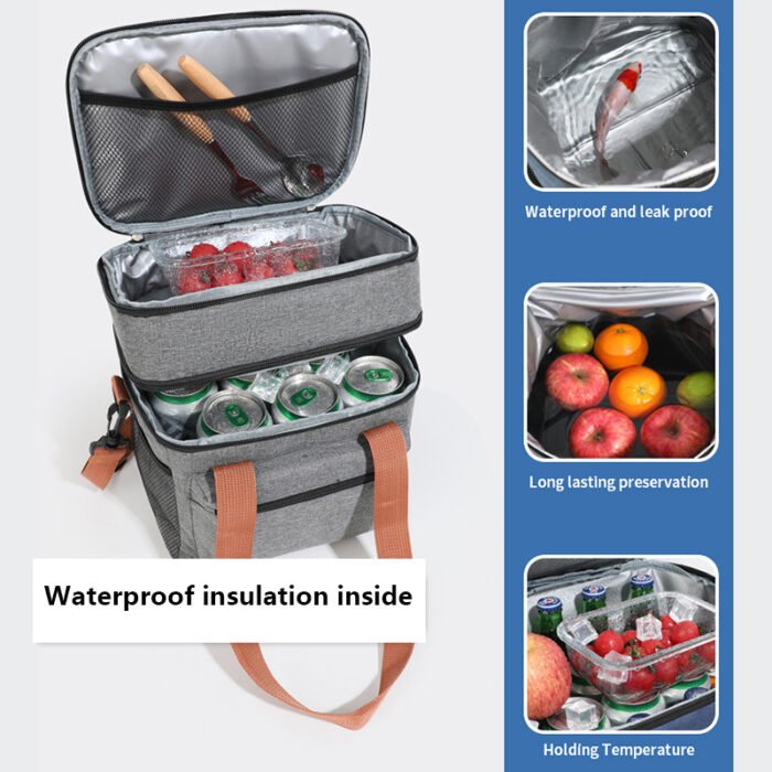 A684 thermal ice lunch cooler bag - Image 4