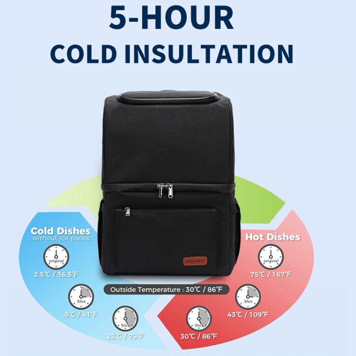 A672 Insulated Cooler Backpack Bag - Image 6